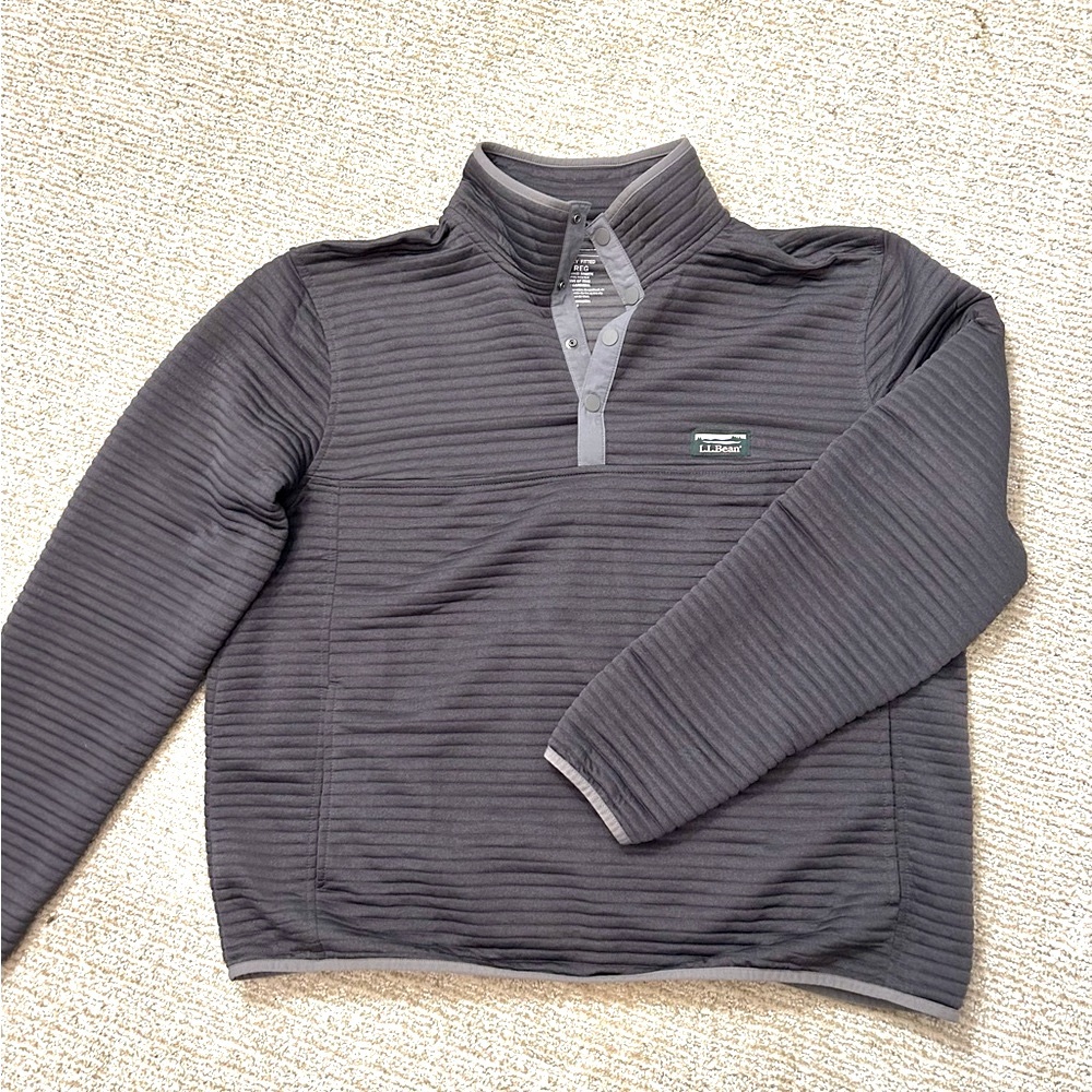 LL Bean Airlight Knit Men’s Pullover - XL/Grey